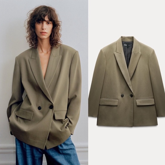 Zara Jackets & Blazers - Zara double breasted blazer